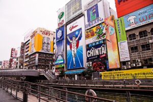 osaka, landscape, dotonbori